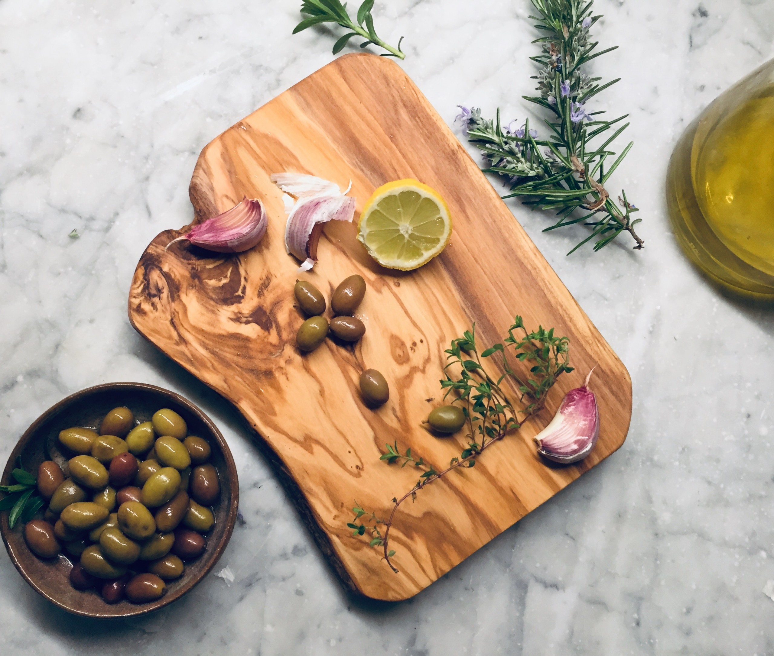 Olive wood cutting board small 16x23cm ⋆ Podere gli Scassi